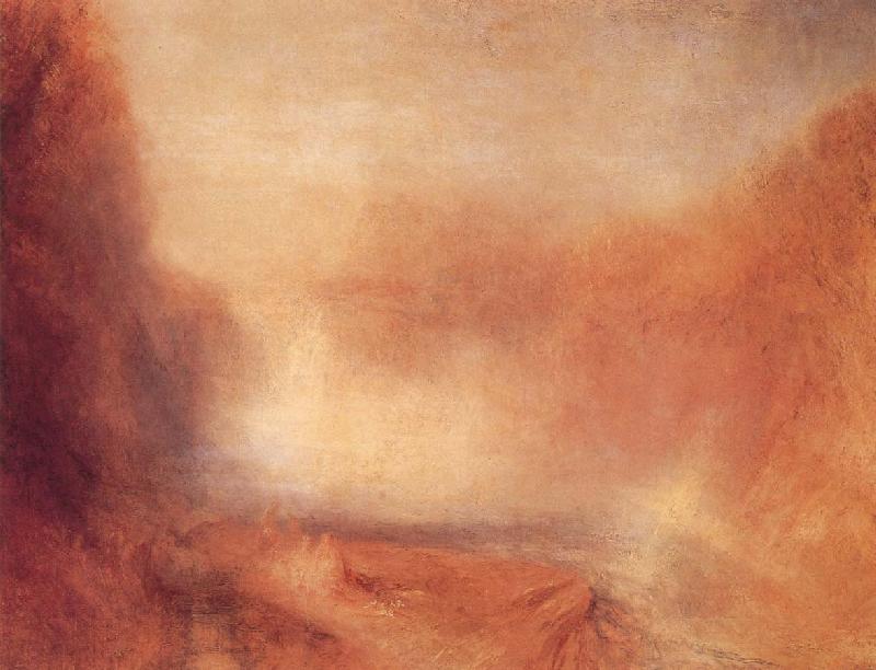 J.M.W. Turner THe Falls of the Clyde